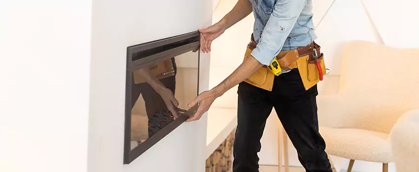 Metal Fireplace Installation in Rio Rancho, New Mexico