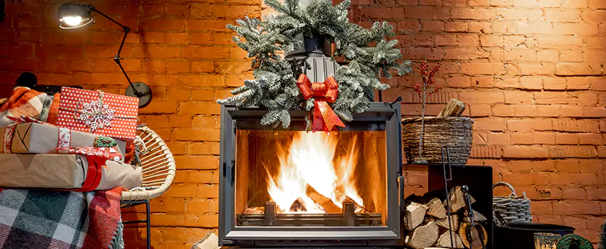 Travis Industries Linear Gas Fireplace Installation in Rio Rancho, New Mexico
