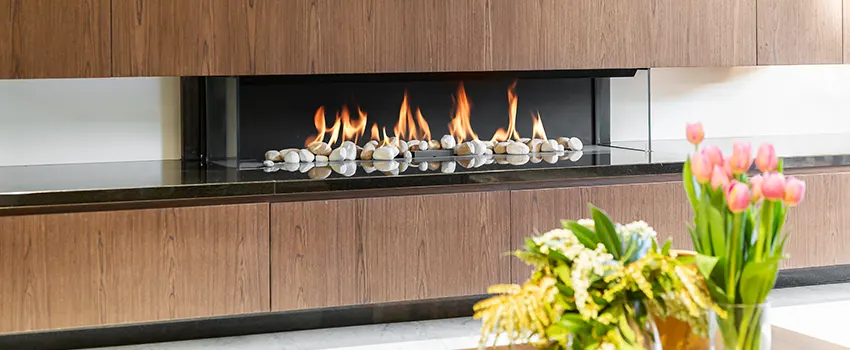 Double-height Fireplace Design Refurbishment in Rio Rancho, New Mexico